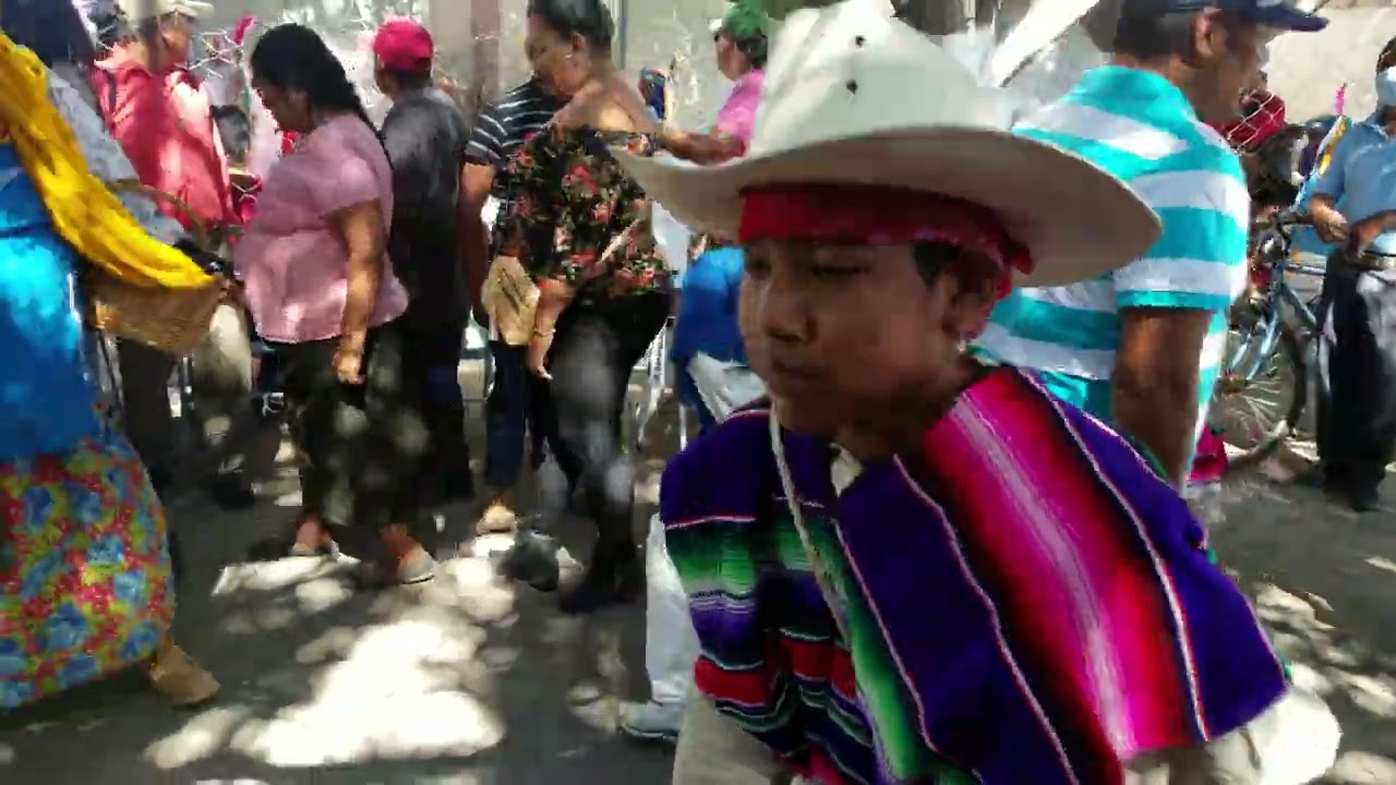 Feria de Axochiapan Morelos 2023.  Tecuanes Danza de los Viejitos. Festividad de San Pablo Apóstol.