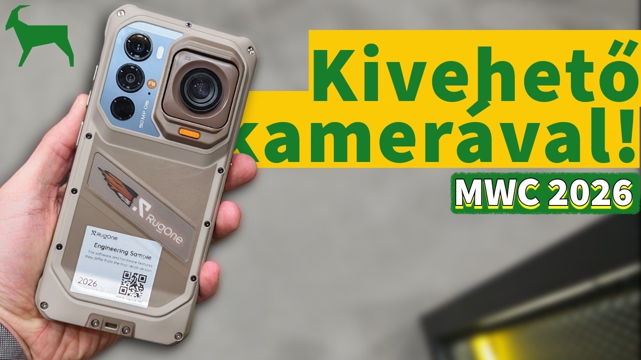 🎥 Kivehető Kamera egy Telefonból?! Ulefone XSnap 7 Pro | MWC 2026