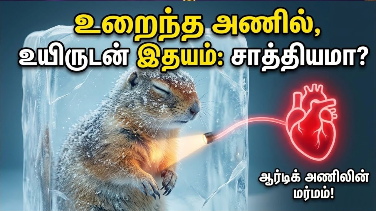 உறைந்த அணில் உயிருடன் இதயம் இது சாத்தியமா? ஆர்டிக் அணிலின் மர்மங்கள் | tamil facts 