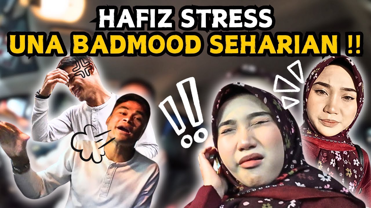 REACTION HAFIZ BENGANG BILA UNA PALAU SEHARIAN.. HAFIZ MARAH UNA MERAJUK !!
