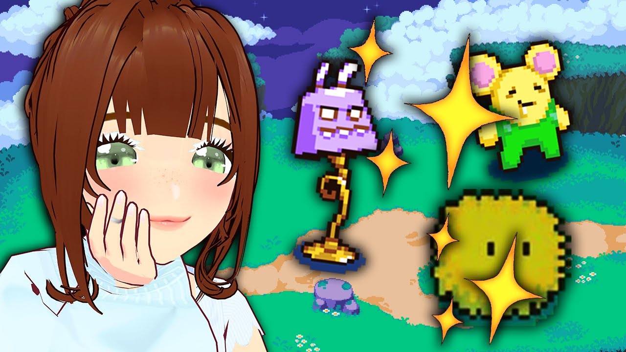 🔴 The shiny stream! ✨ Holographic spirits & Greenhouse upgrade 🪴 | Moonstone Island #10
