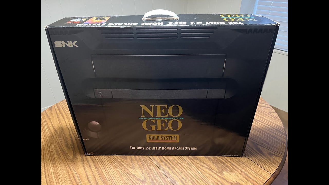 Neo Geo AES Gold System Unboxing!!