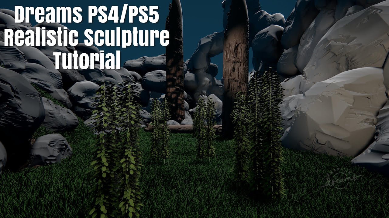 Dreams PS4/PS5 Realistic 3D Model Tutorial (realistic sculpture)