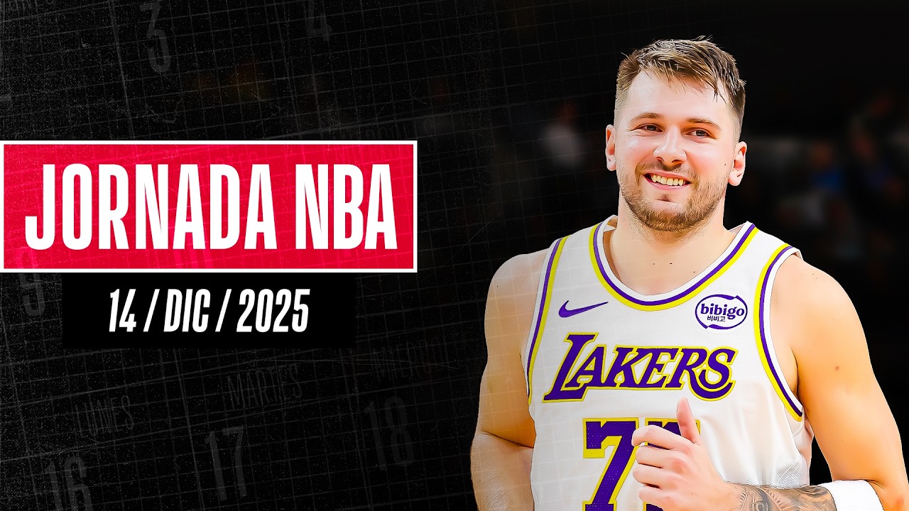 ¡TREMENDA noche de Luka Dončić con 29 puntos! | Resultados Jornada NBA (14/dic/2025)