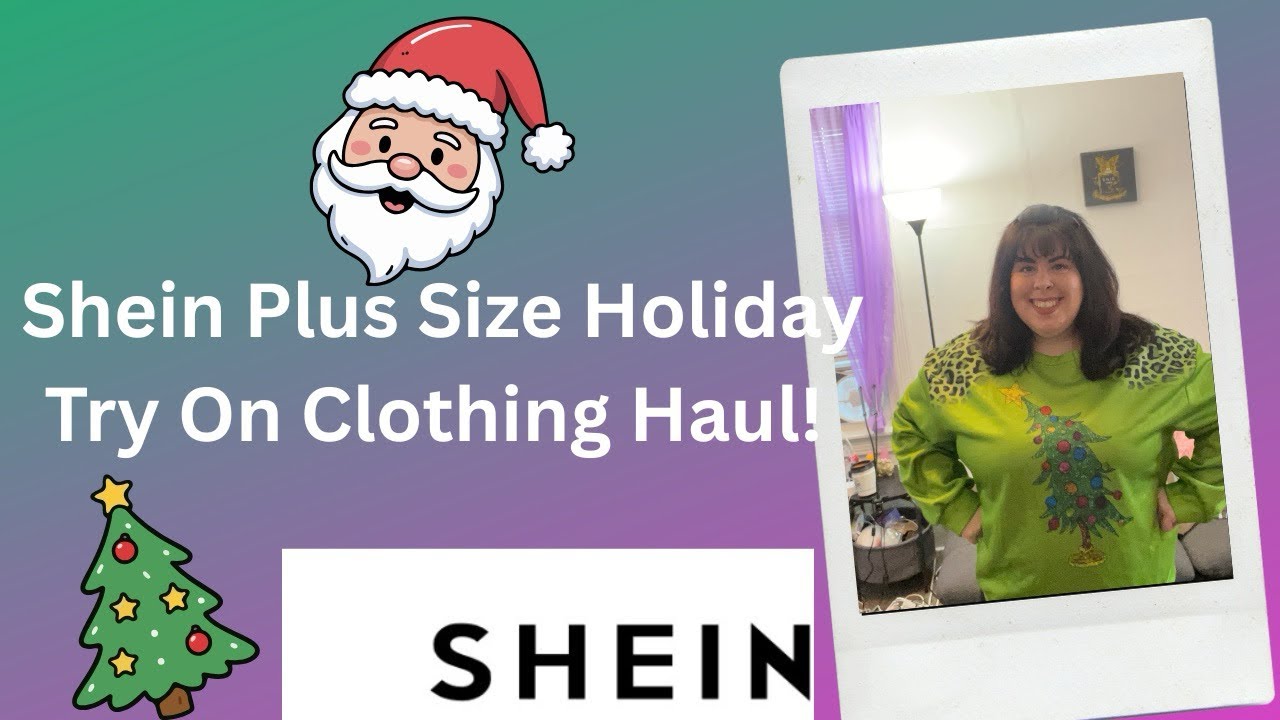 Праздничная примерочная одежда больших размеров от Shein!
