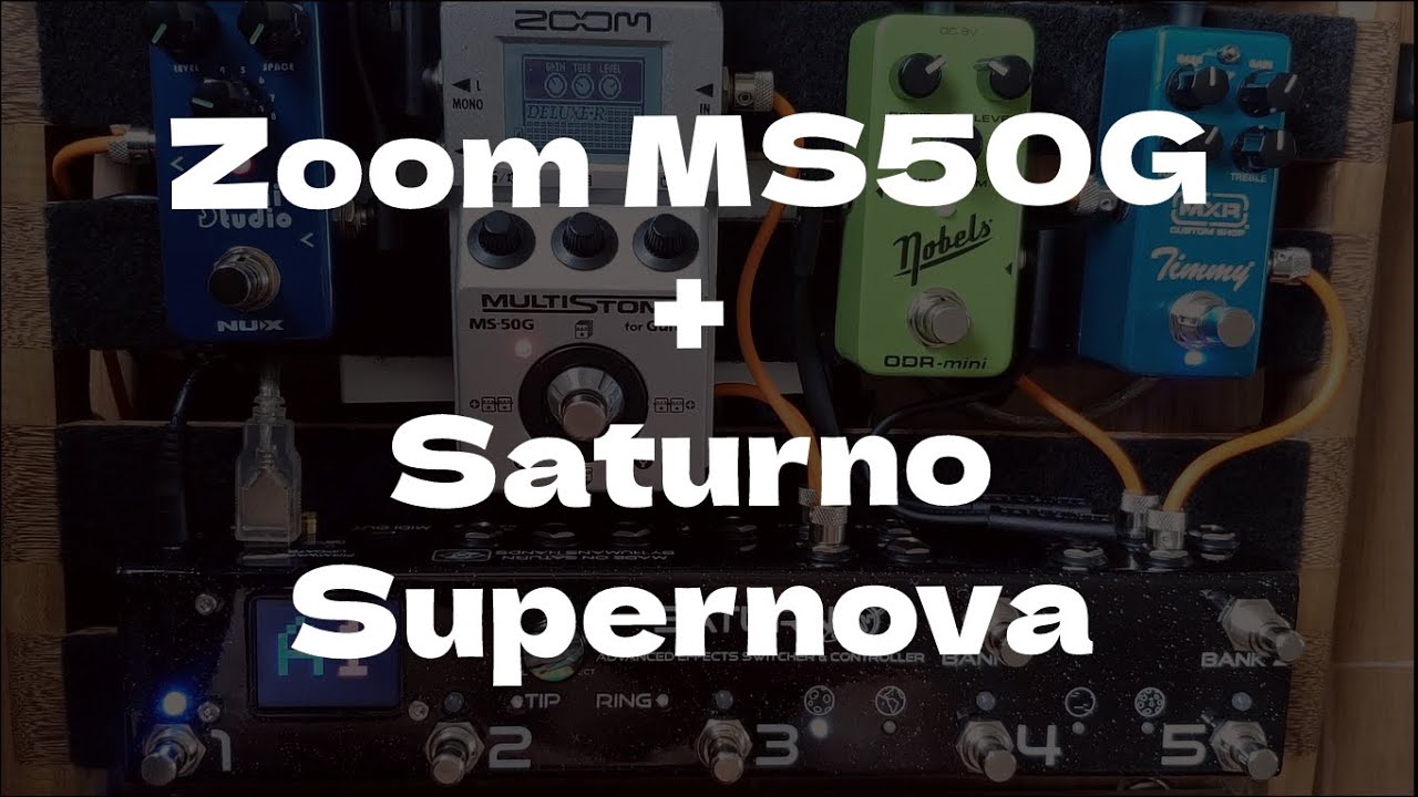 Configuração - Controladora Saturno + Zoom MS50G