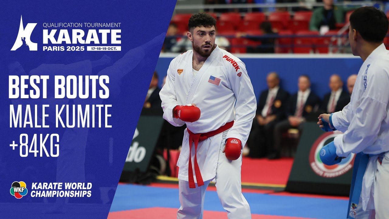 Best KARATE Bouts of Paris Qualification Tournament: MALE KUMITE +84KG | WORLD KARATE FEDERATION