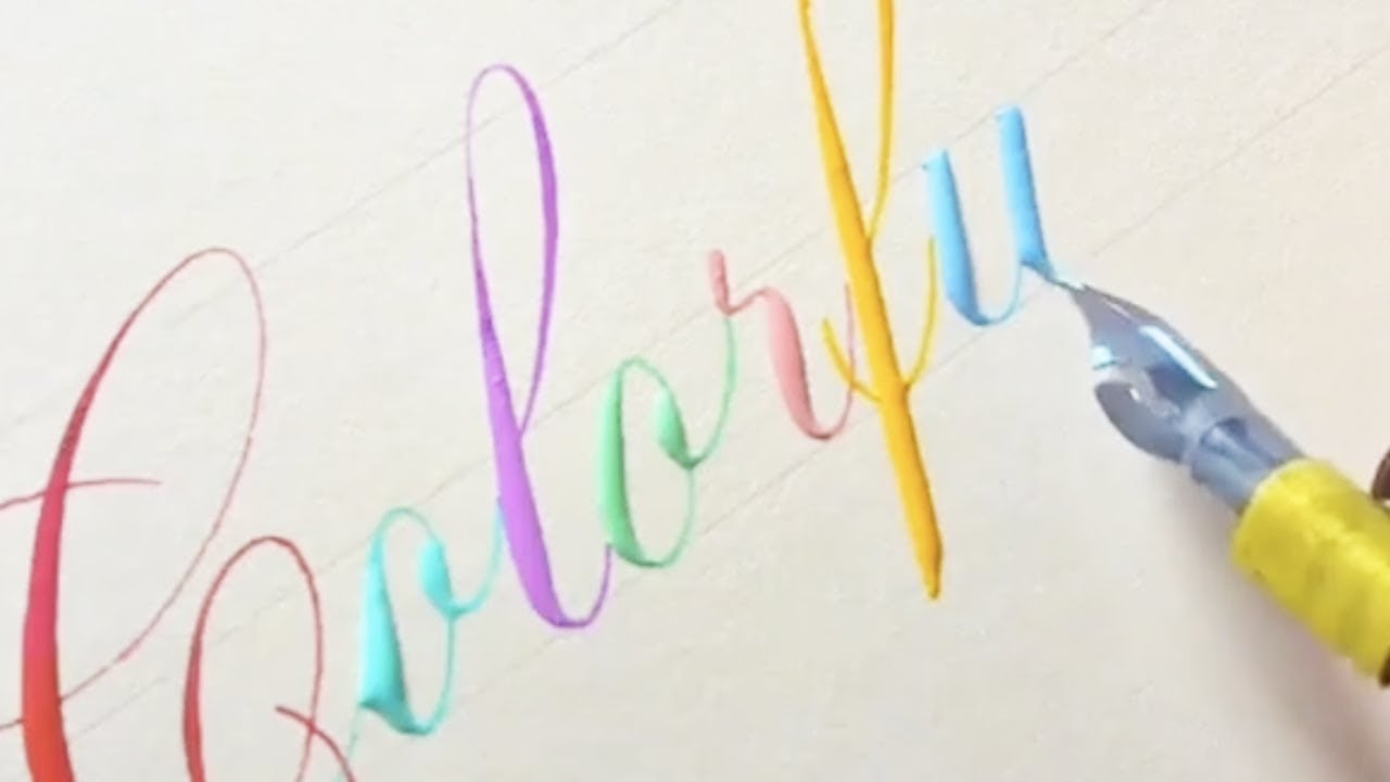 SATISFYING CALLIGRAPHY COMPILATION - Our favourite lettering videos | Stationery Island