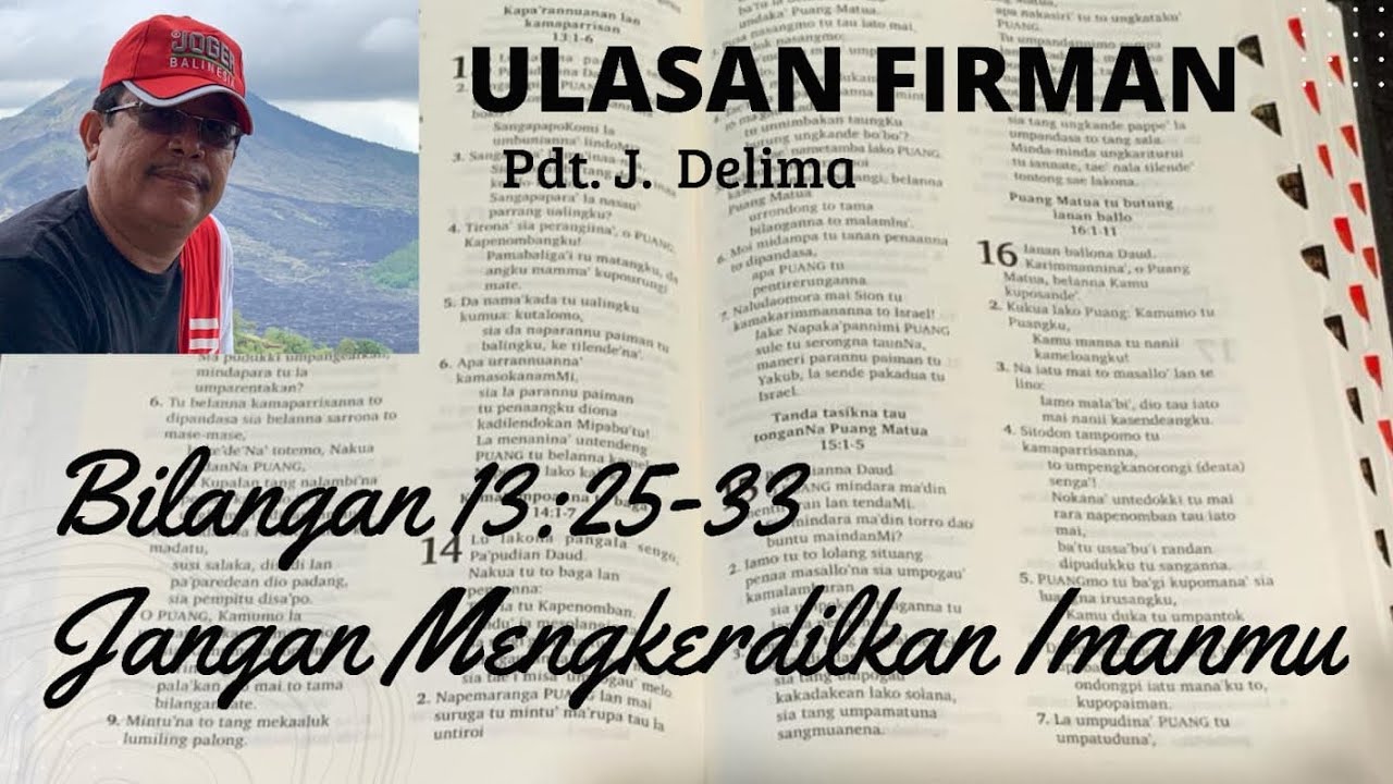 Jangan Mengkerdilkan Imanmu - Bil. 13:25-33