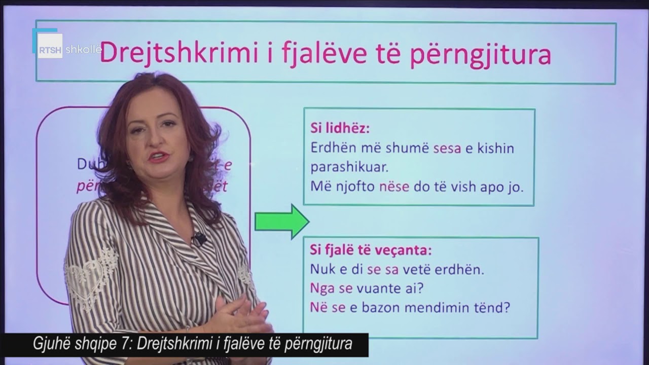 Gjuhë shqipe 7 - Drejtshkrimi i fjalëve të përngjitura
