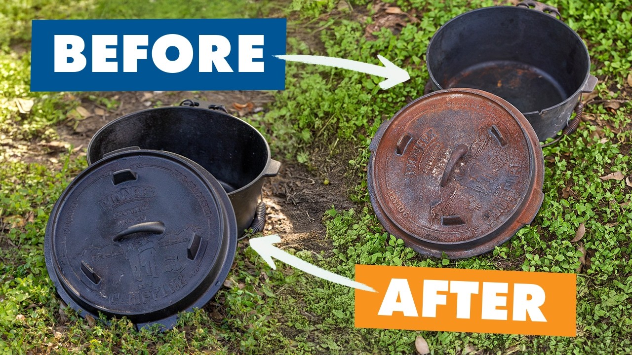 How to Season Your Cast-Iron Camp Oven