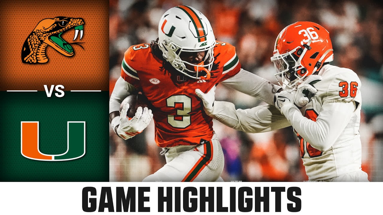 Florida A&M vs. Miami Game Highlights | 2026 ACC Football