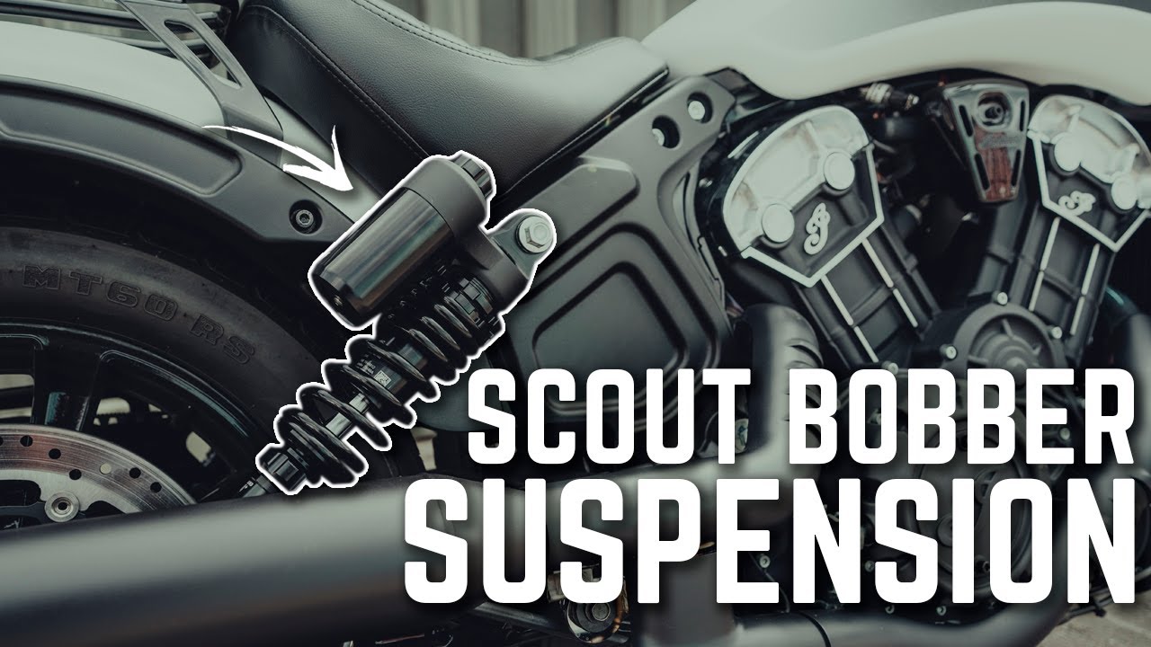 Indian Scout Bobber ADJUSTABLE SUSPENSION UPGRADE!!
