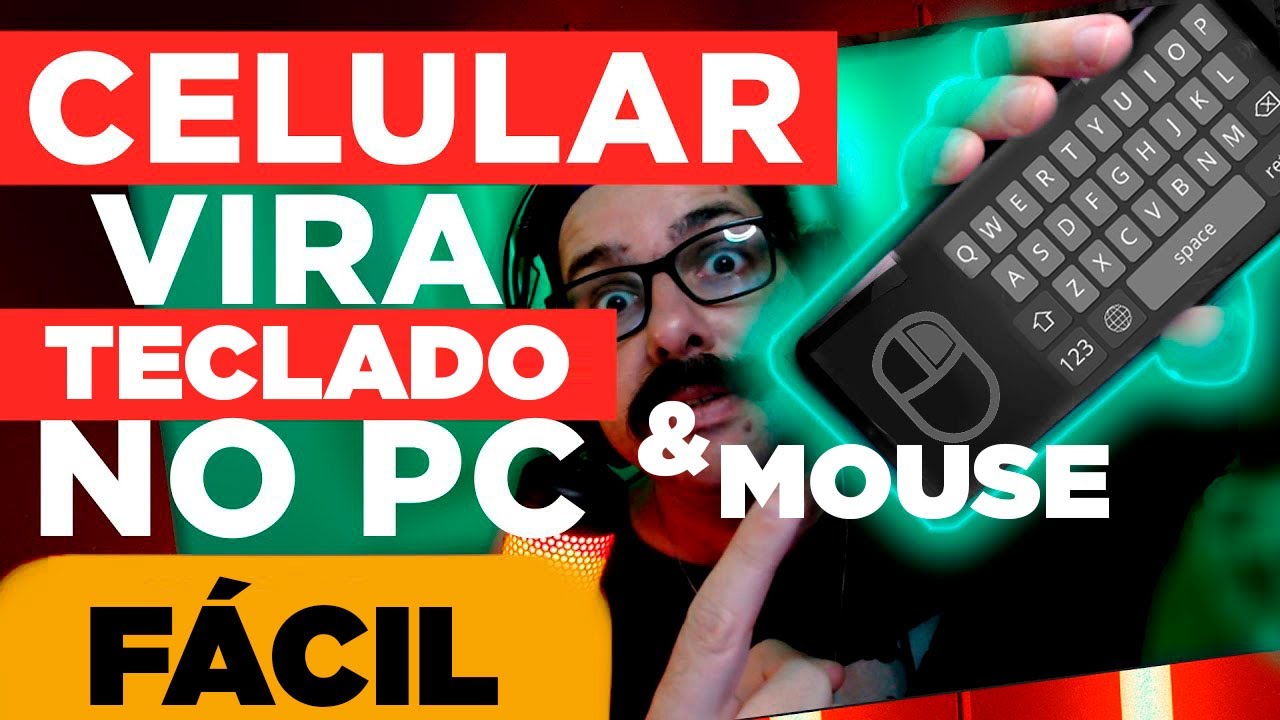 ✅ Como usar o CELULAR como MOUSE e TECLADO no PC