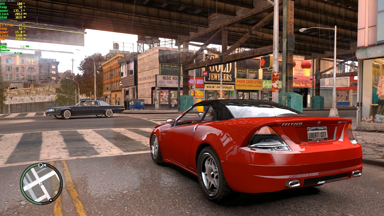 GTA 4 RTX Remix Path Tracing on GTX 1060