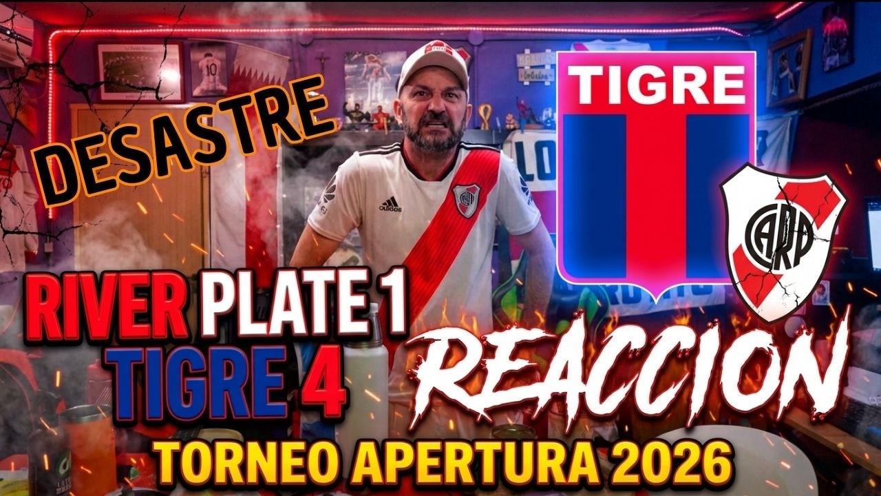RIVER PLATE 1 vs TIGRE 4 - Reacciones de Hinchas de River - FRANKUCHO