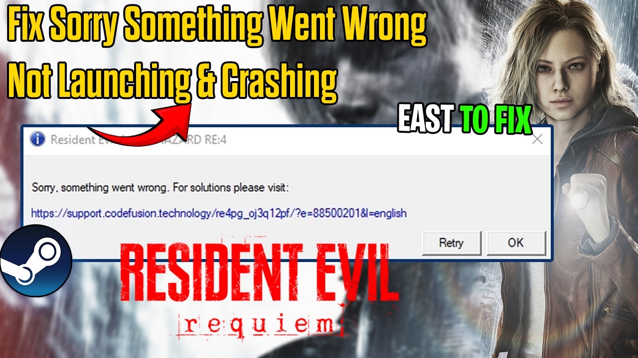 Исправлена ​​ошибка, из-за которой Resident Evil: Requiem не запускалась и вылетала (Извините, чт...