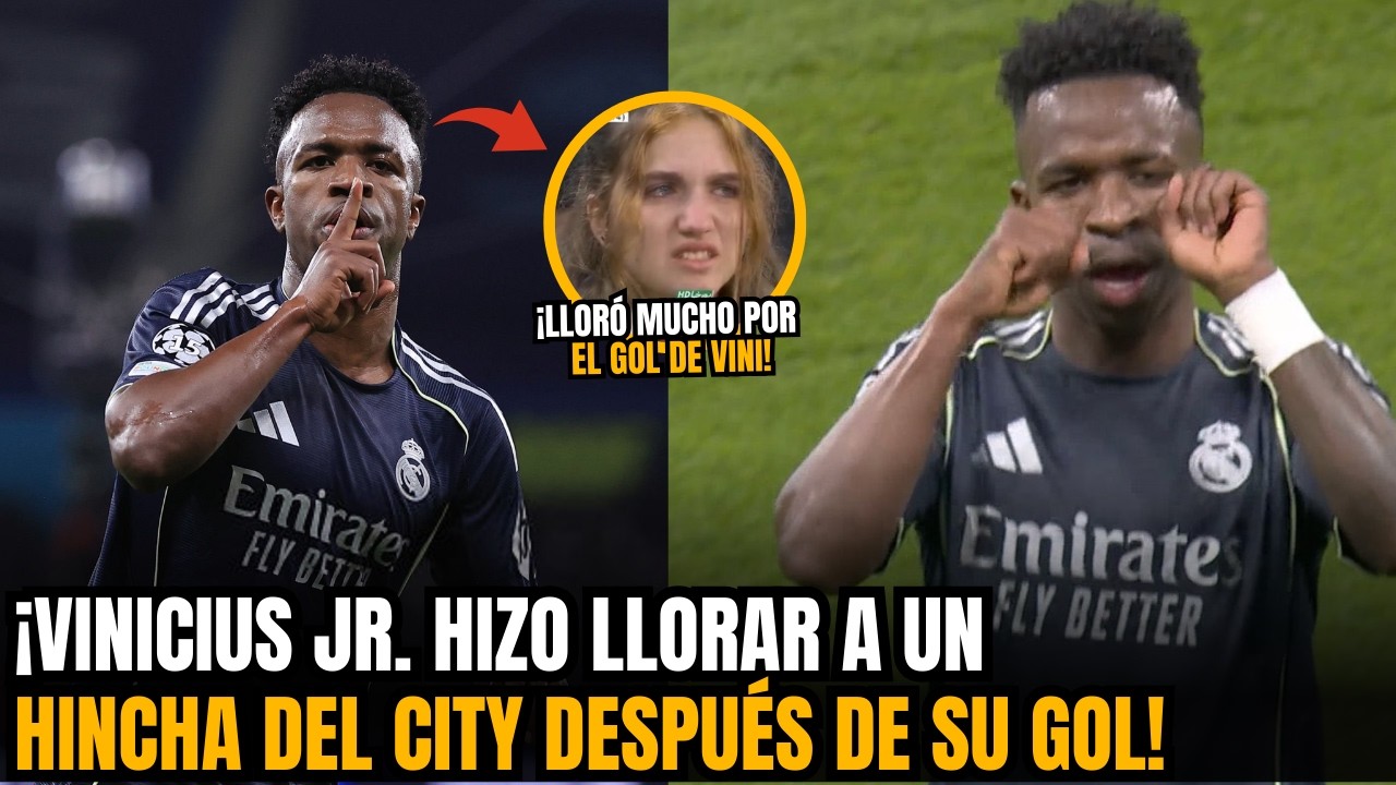 🚨¡MIREN LA REACCIÓN ENTRE LÁGRIMAS DEL AFICIONADO DEL CITY POR CULPA DE VINICIUS JR!