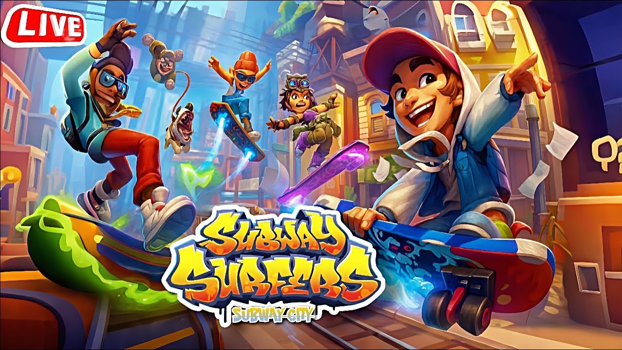 SUBWAY SURFERS SUBWAY CITY LIVE 🛑 | UPGRADED SUBWAY SURFERS🔥| STYLES GAMING 🚀