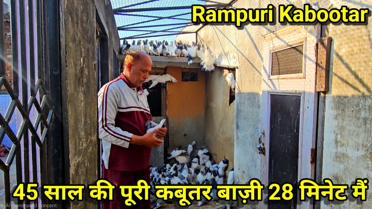 ऐसा कोई नस्ली कबूतर नहीं जो यहां ना हो ! Rampuri Kabootar ! Noor Bhai ! Jaipur tonk pigeons