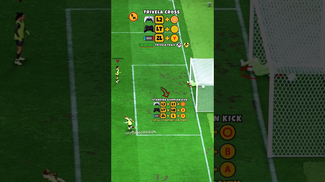 Trivela Cross into Flair Shot - EA FC 24 Skills
