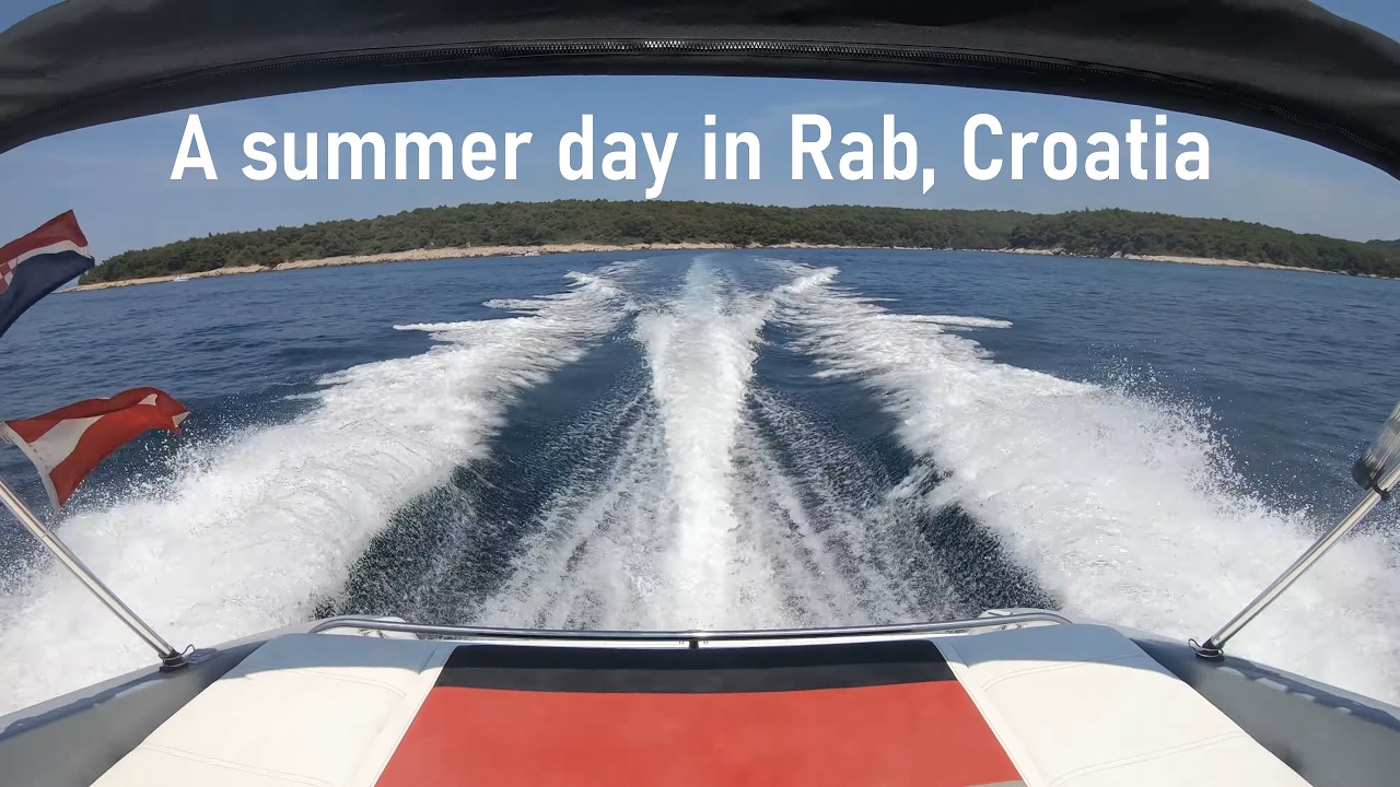A day on Island Rab, Croatia, Summer 2025