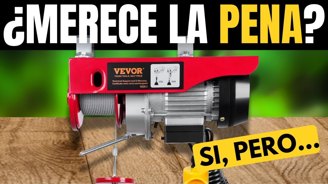 POLIPASTO VEVOR: ¿EL MEJOR ELÉCTRICO DE CABLE BARATO? VEVOR PAYX250-2