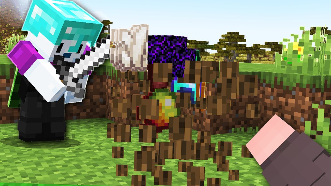 I Challenged Youtubers To A Minecraft Randomizer Battle