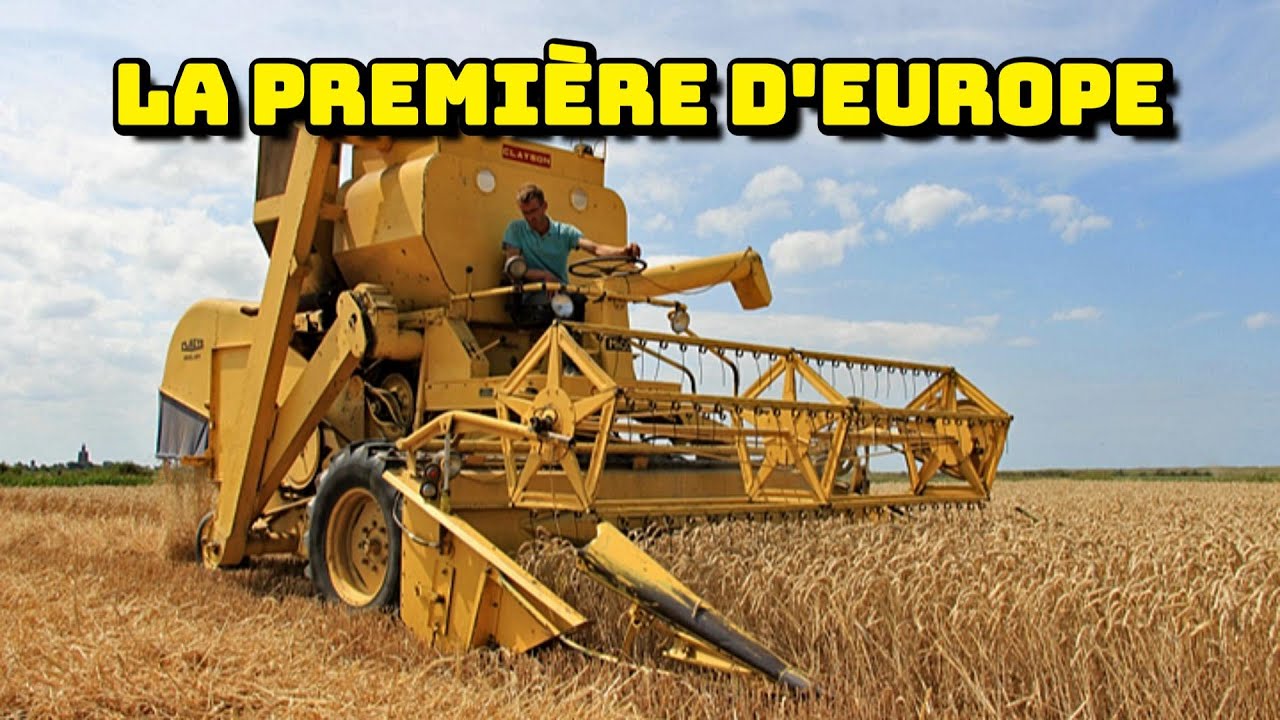 La premiere moissonneuse Européenne-CLAYSON
