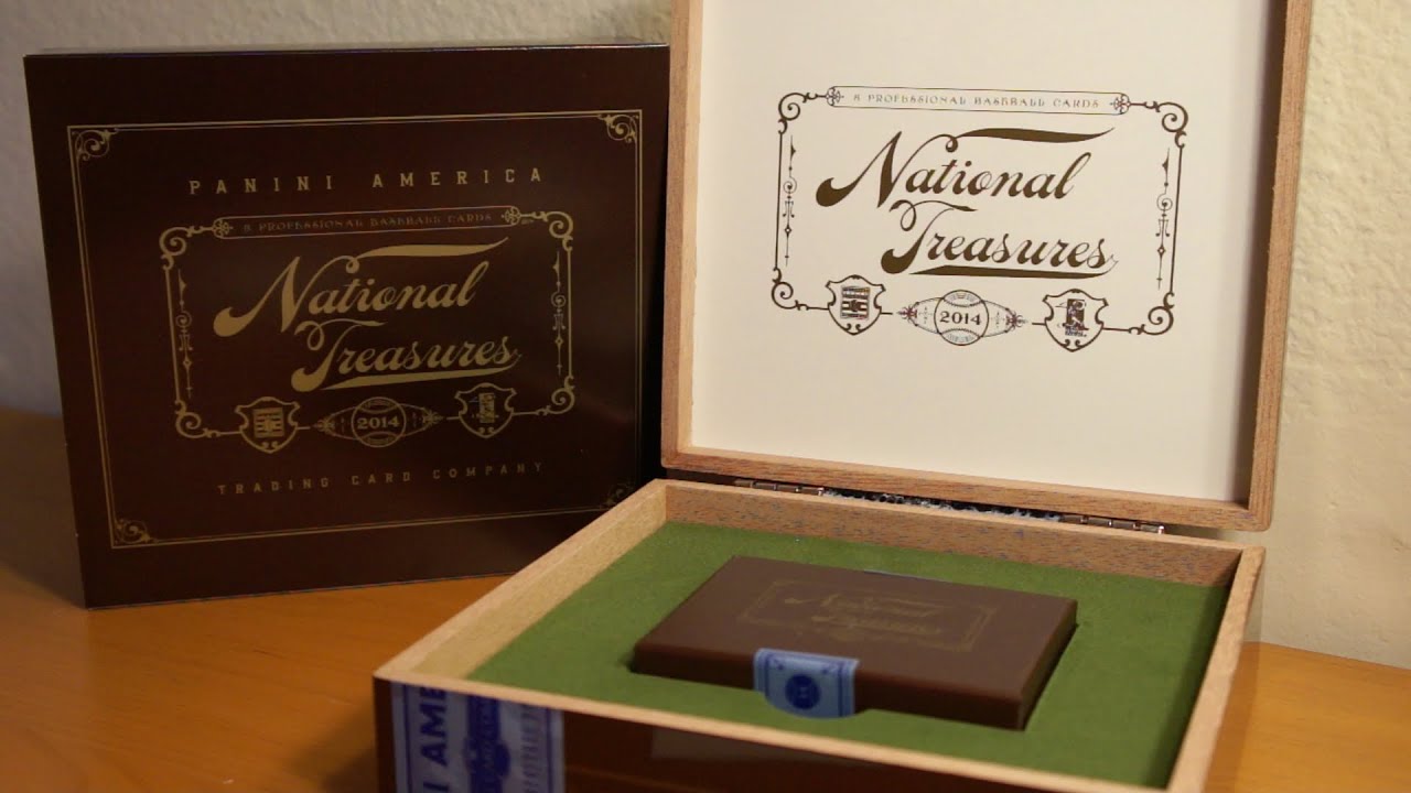 2014 Panini National Treasures Baseball Box Break! SWEET HITS!