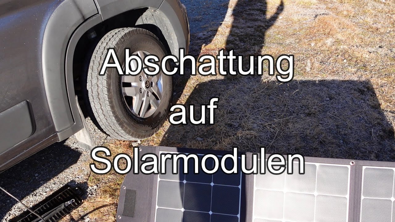 Abschattung von Solarpanels - Wie hoch ist der Verlust?