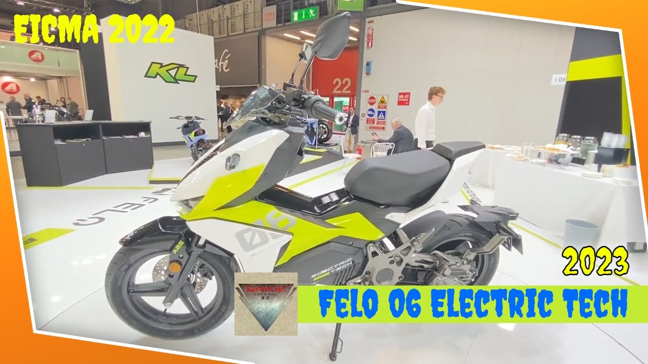 2023 Felo 06 Electric Tech Scooter Walkaround EICMA 2022 FIERA MILANO RHO