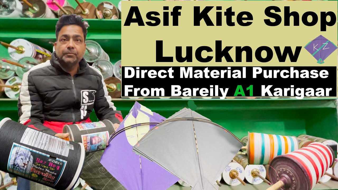 Asif kite shop Lucknow | Bindi Mama Toon | Kalan Ka Chaubara | All Variety Of Material One Kite Shop