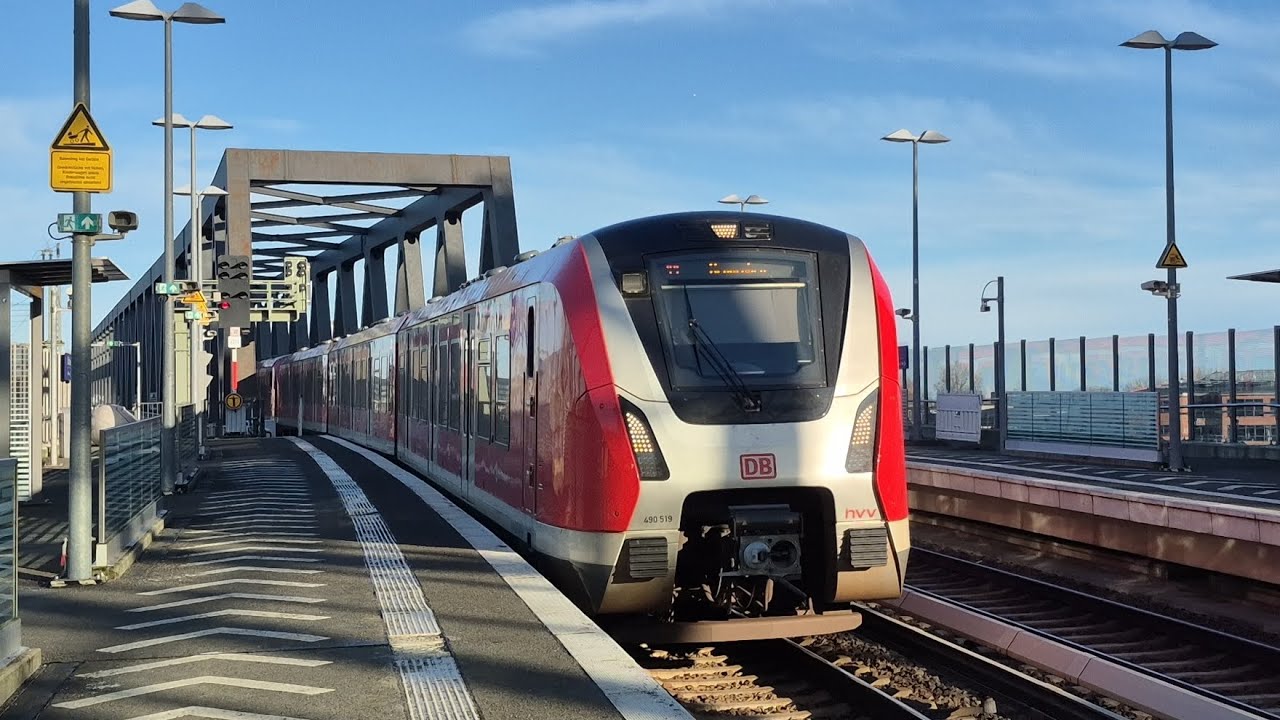 S-Bahn Hamburg | Mitfahrt in der S3 von Neugraben bis Altona in der BR 490