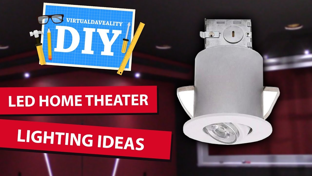 Lighting Ideas DIY Home Theater - Recessed home cinema lights