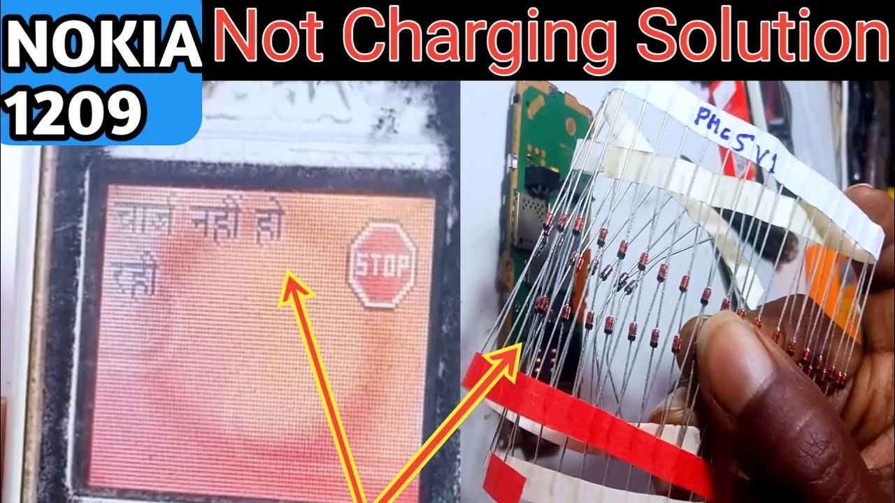 Nokia 1209 Not Charging Solution |all Nokia mobile not charging solution