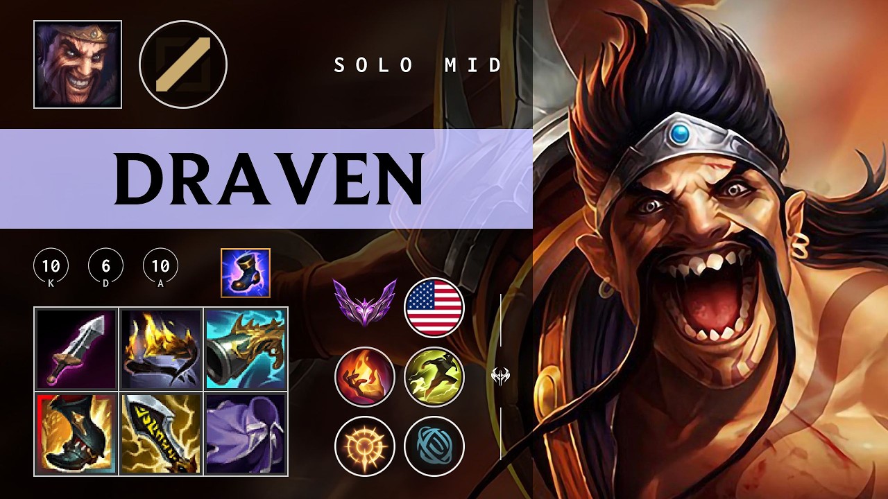 Draven Mid vs Twisted Fate - NA Master Patch 26.05