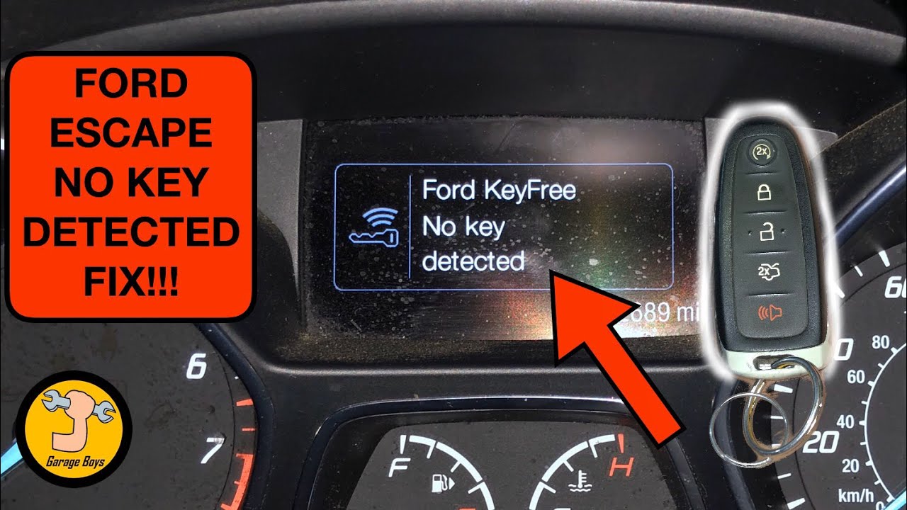 Исправление ошибки «Ford Escape Key Not Discovered»
