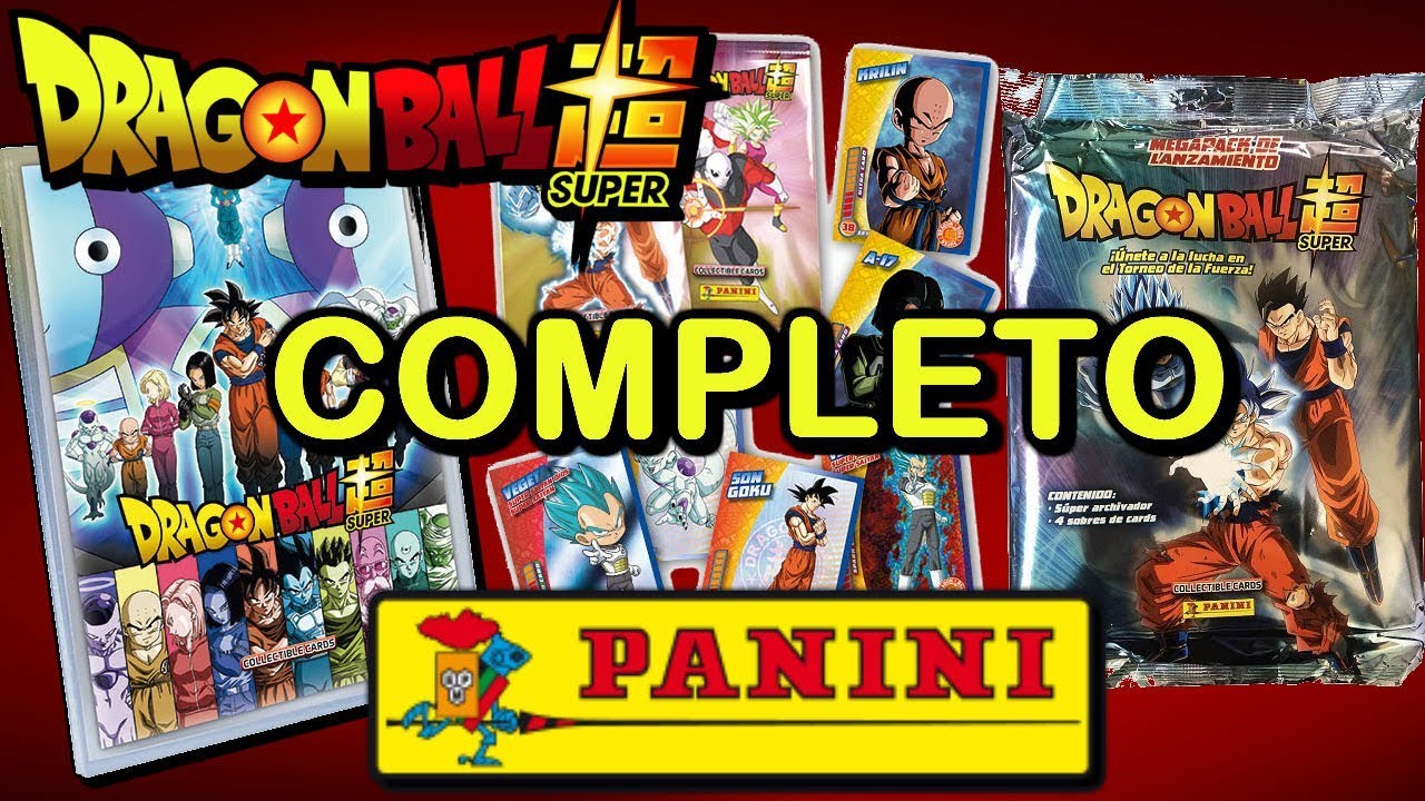 Dragon Ball Super PANINI ALBUM DE CROMOS COMPLETO
