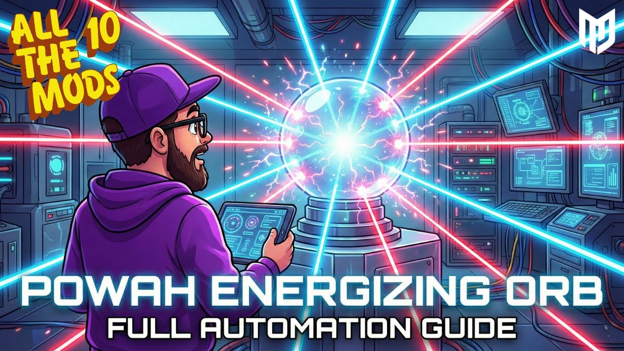 Nie wieder händisch craften! Powah Energizing Orb Full Automation Guide