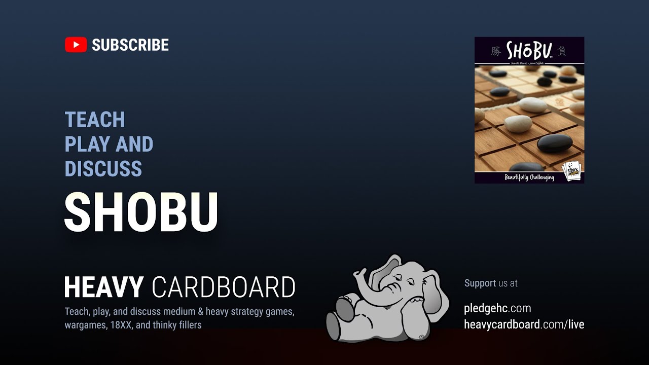 Shobu 2p Teaching, Play-through, & Round table by Heavy Cardboard