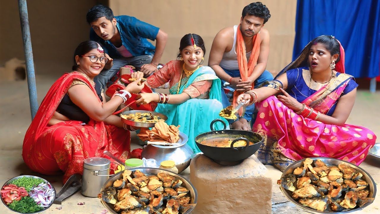 ढोंगी औरत || चटक मटक खाने के लिए घूमती रहती है हितई हितई || Nanad Bhaujai Comedy Video Pushpa Singh 