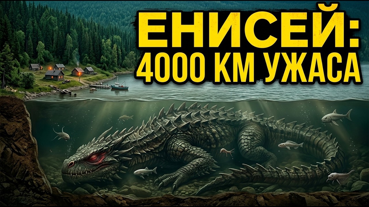 4000 км УЖАСА: Река Енисей Хранит Страшные Секреты