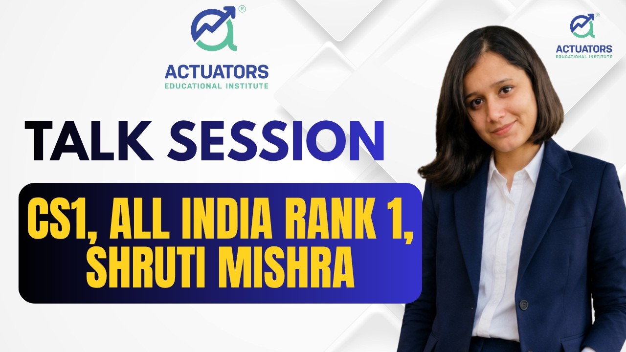 Talk Session with CS1 AIR 1 | Shruti Mishra | IAI
