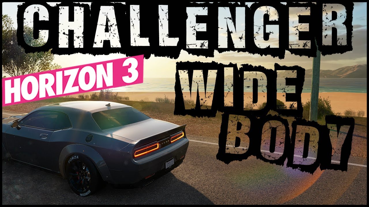 Forza Horizon 3 - Challenger Hellcat Liberty Walk Widebody Kit Preset Tune FH3 Challenger Widebody