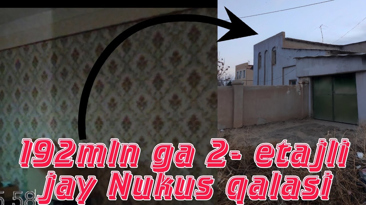192 млн нукусте 2-этажлы жай болса халыкка болсын 🎁