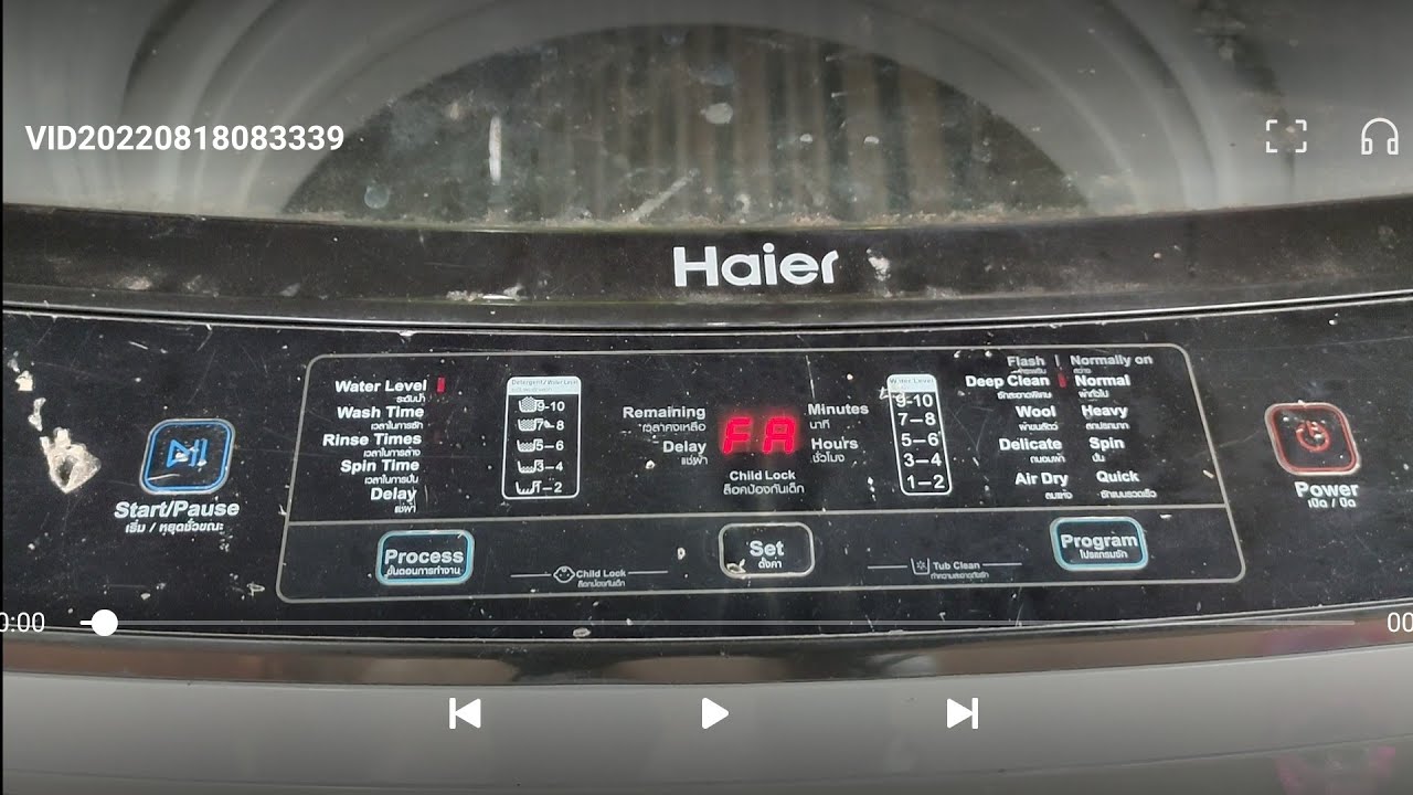 ซ่อม Haier Inverter ขึ้นFA