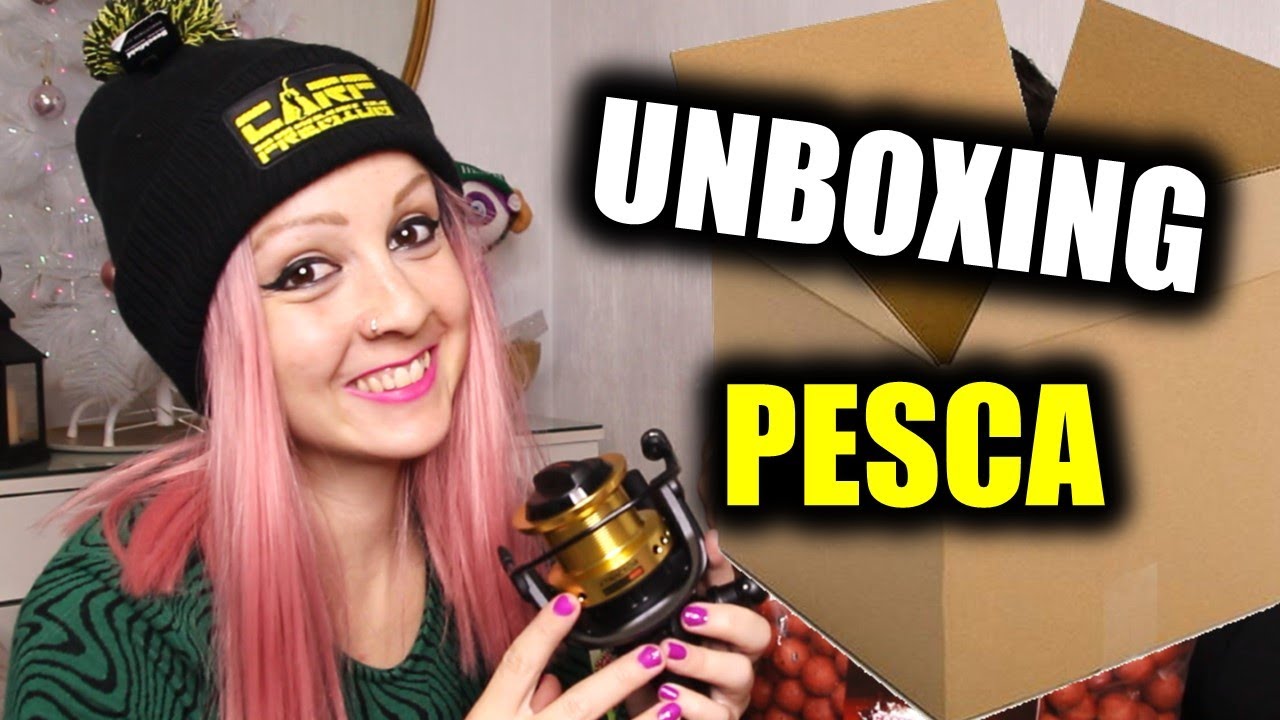 Unboxing pesca CARRETES, cebo, material y otros cacharros de CARP FISHING