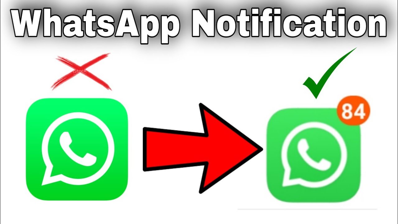 whatsapp notification problem / whatsapp notification not showing on home screen