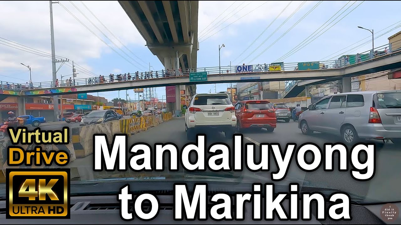 [4K30] Drive Tour | Driving From Hulo Mandaluyong to Ditchoy Marikina | GoPro Hero 10 Dash Mounted